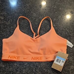 Nike Women's Vibrant Orange Sports Bra